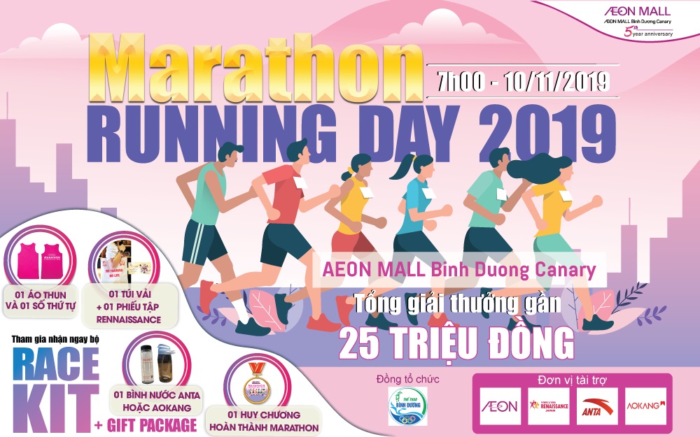 MARATHON - 2019 RUNNING DAY WITH AEON MALL BINH DUONG CANARY - AEONMALL ...