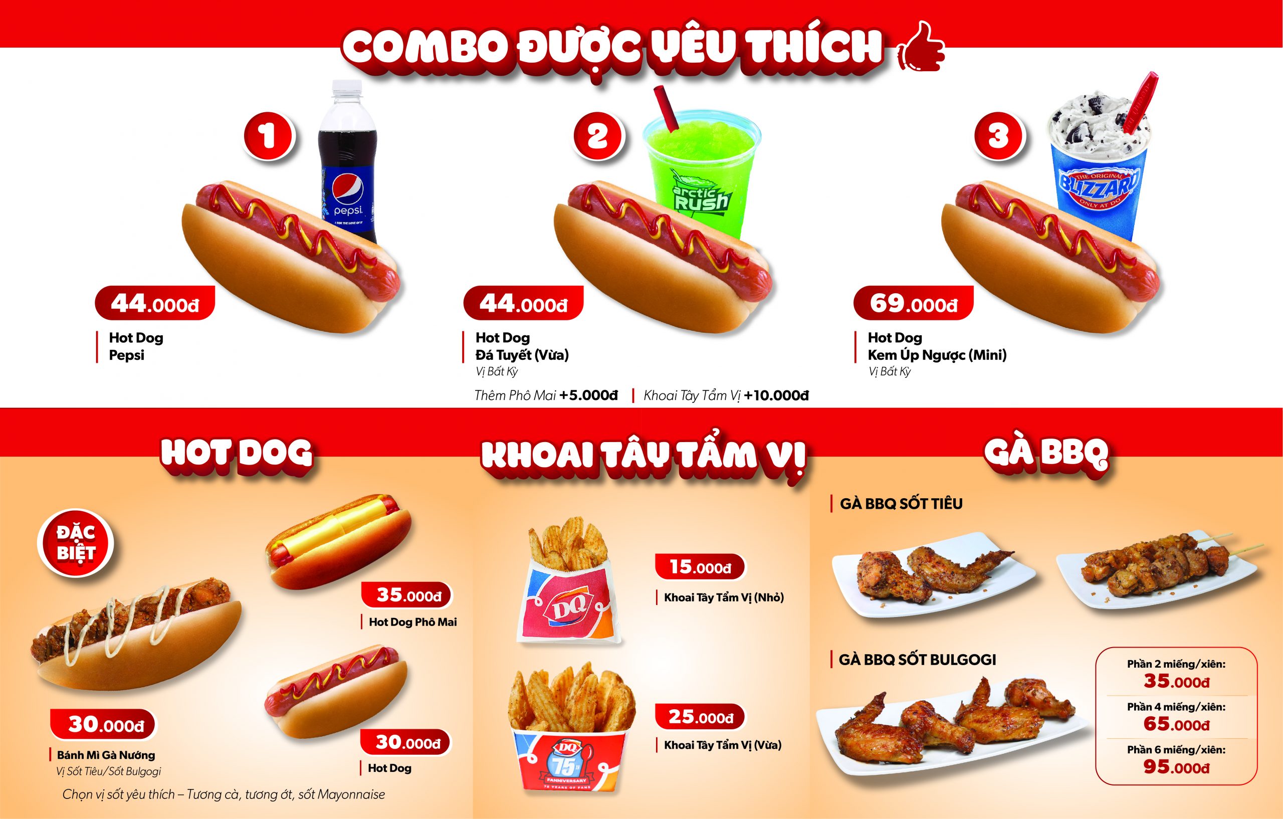 Printable Dairy Queen Menu With Prices