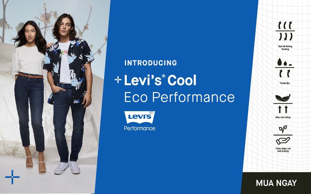 INTRODUCING | LEVI'S® COOL ECO PERFORMANCE - AEONMALL Bình Dương Canary