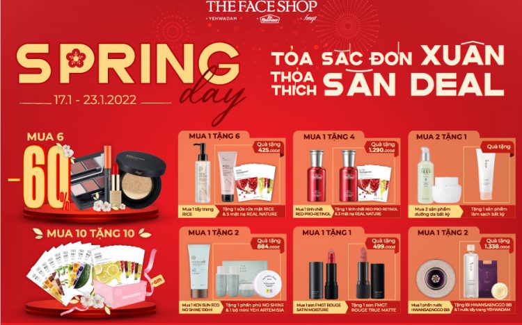 THEFACESHOP – ENJOY” SPRING DAY 2022″ WITH THEFACESHOP