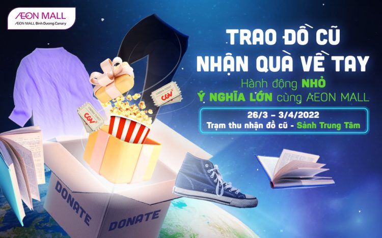 SUMMARY OF CLOTHINGS AND BOOKS DONATION EVENT AT AEON MALL BINH DUONG CANARY