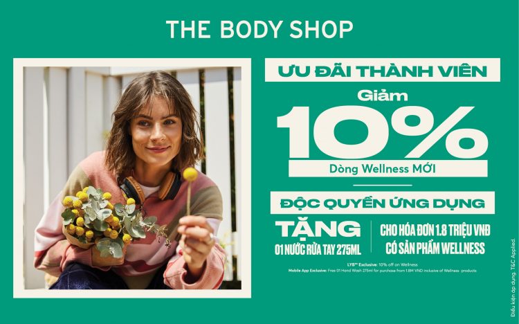 THE BODY SHOP – WELLNESS – NEW ARRIVAL OFFER