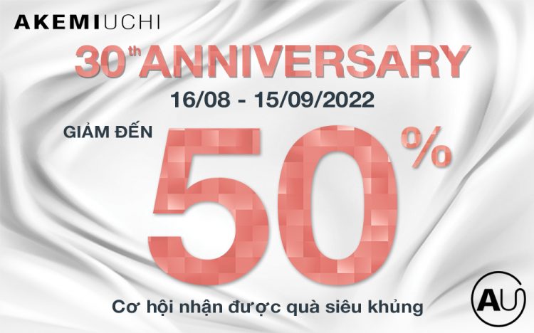AKEMI UCHI – 30TH ANNIVERSARY – SALE UP TO 50%