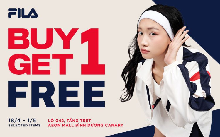 FILA | 🎉 Are you ready for FILA BUY 1 GET 1 FREE?