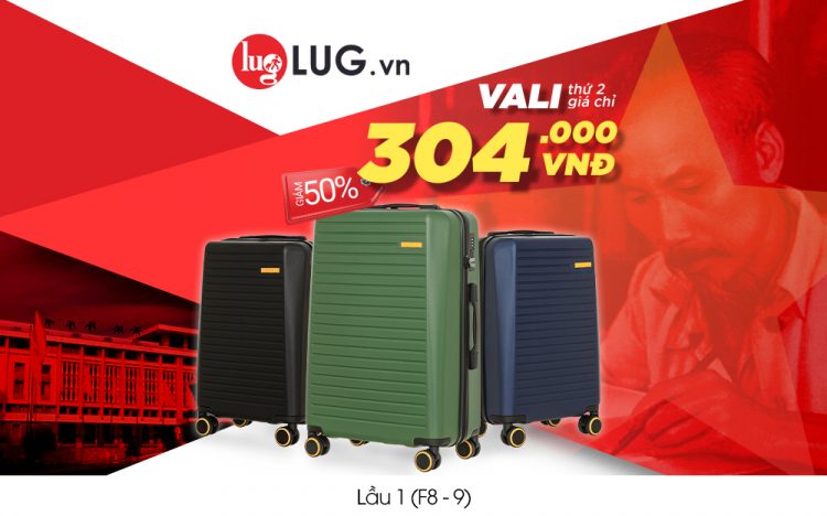 LUG.VN | 🔖 SUPER CELEBRATION DEAL – LUG SALE 50% OFF – Luggage from only 304K