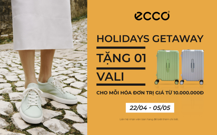 ECCO | 🔥CELEBRATE THE HOLIDAY – TO RECEIVE A PREMIUM SUITCASE