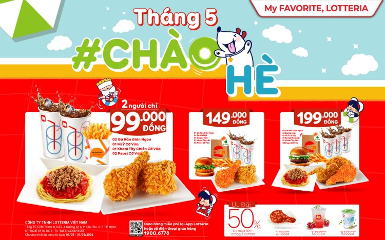 LOTTERIA – BIG DEAL IN MAY